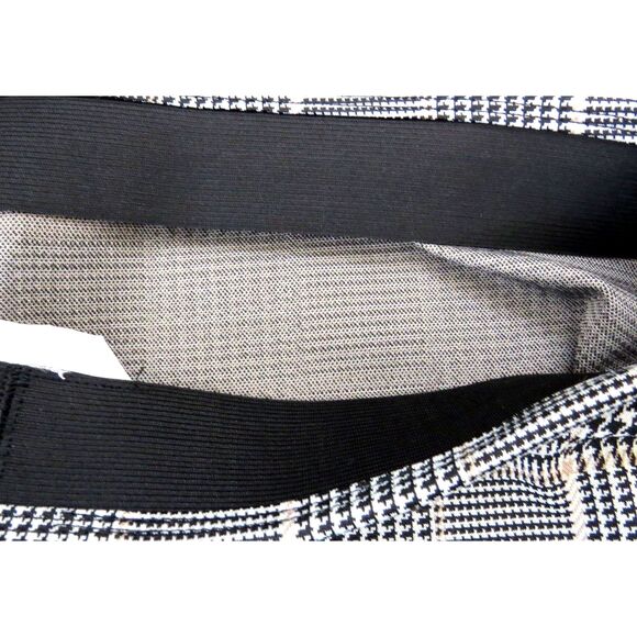 H&M Ladies Houndstooth Formal Above the Knee Skirt Black/gray L (read) EUC - Picture 5 of 6